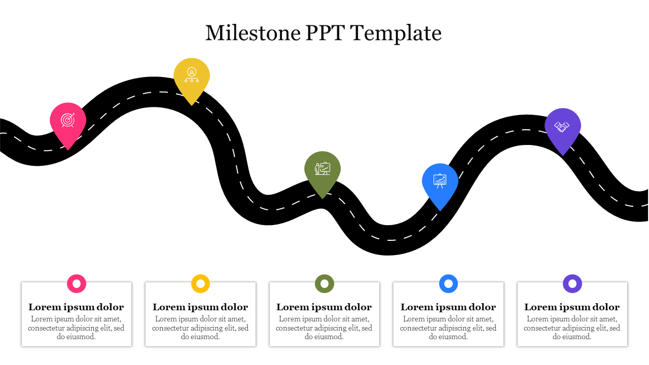Free - Milestone PPT Template for Free Presentation Google Slides